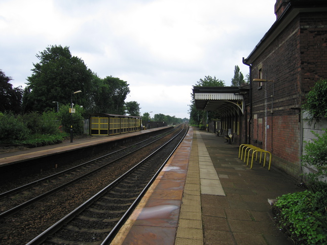 Roby platform 1 looking east