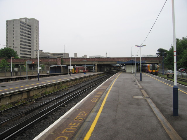 Southampton Central
platforms 4 and 5 looking east