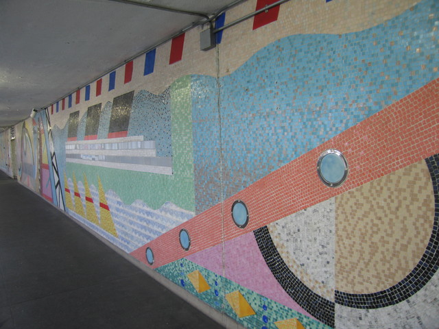 Southampton Central
footbridge mosaic