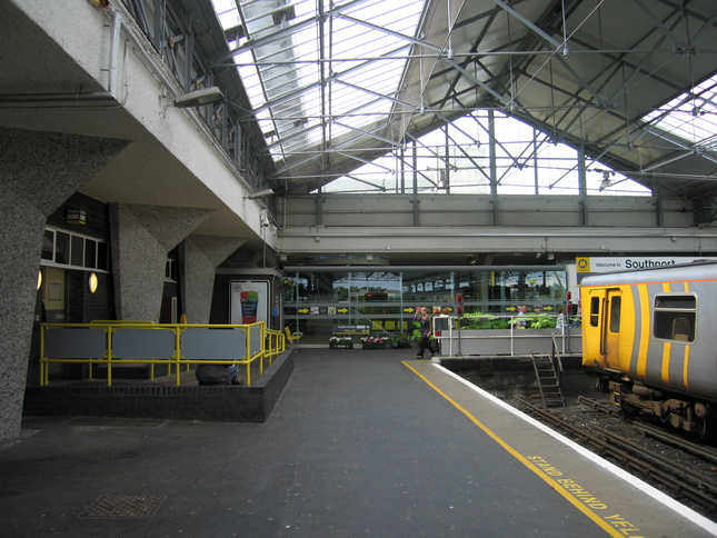 Southport platform 2 looking north
