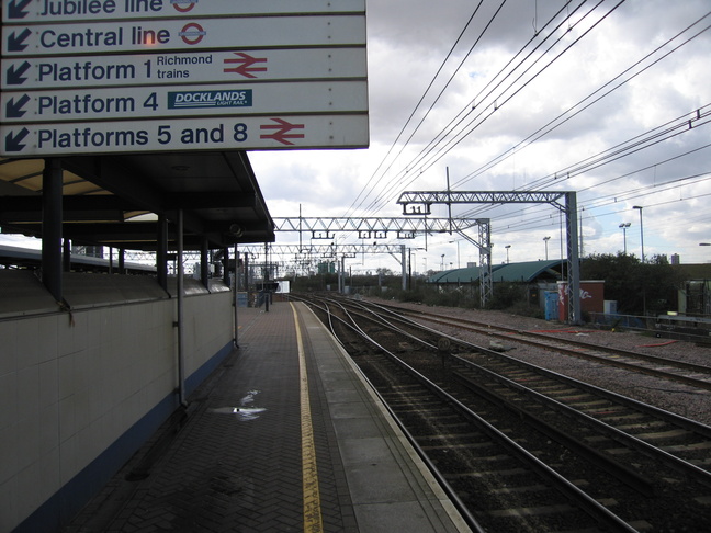 Stratford platform 10 looking west