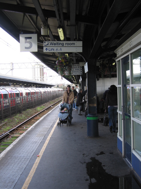 Stratford platform 5 under
canopy