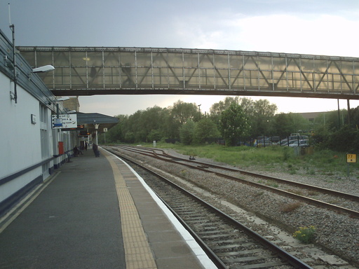 Swindon platform 1 footbridge