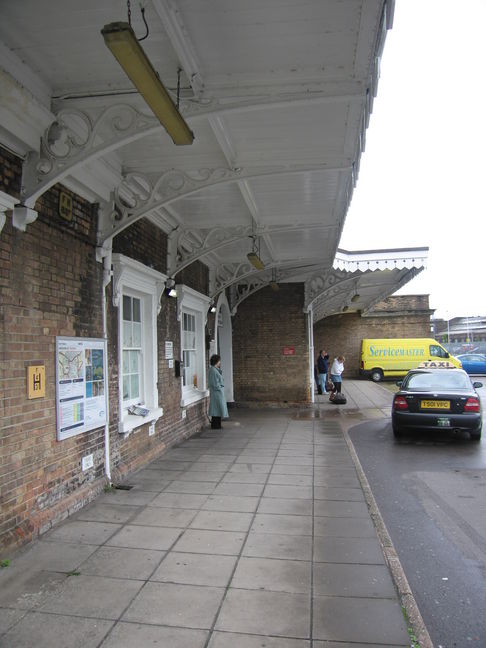 Taunton front, under
canopy