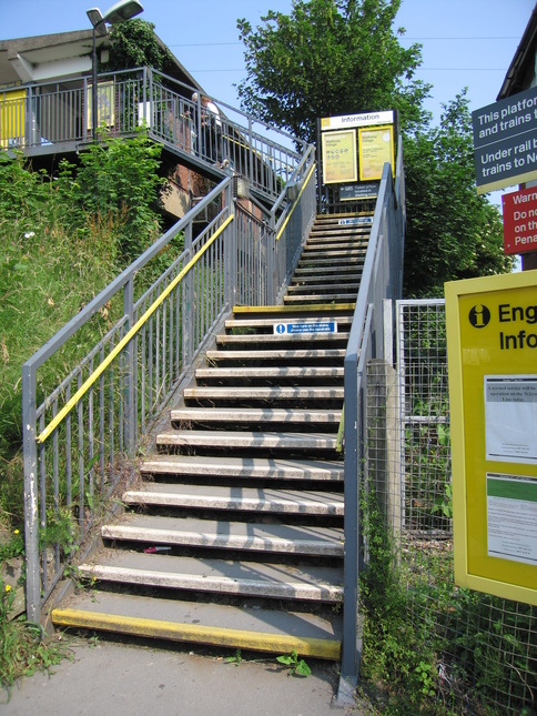 Wallasey Village platform 1
steps