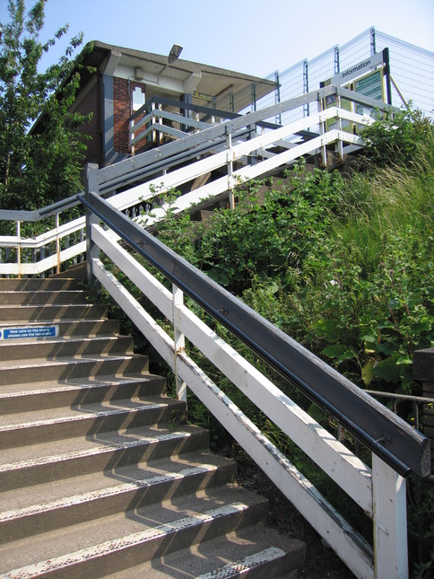 Steps to Wallasey Village
platform 2