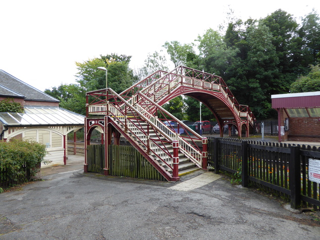 Wetheral platform 1 footbridge end
