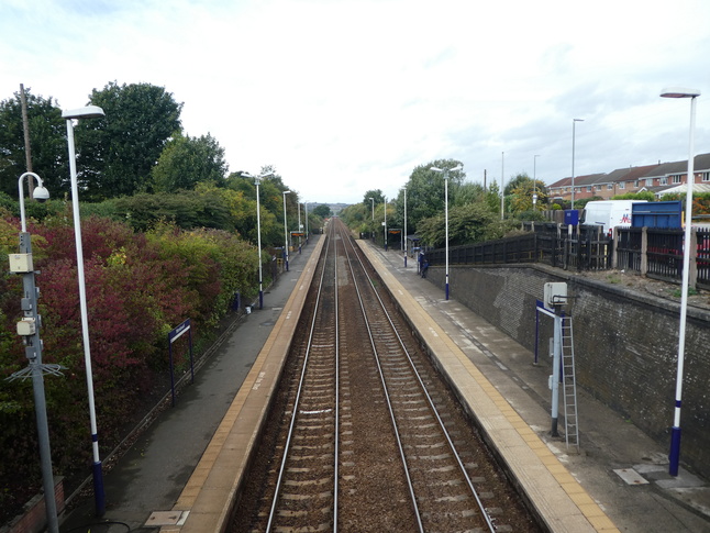 Wombwell looking north from bridge