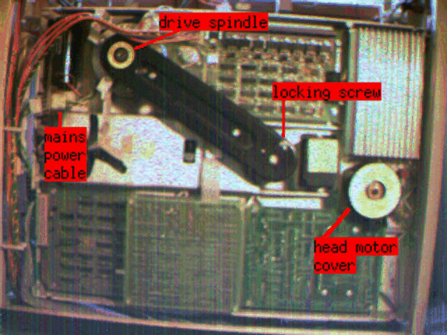 labelled image of hard disk