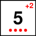 5····(+2) 